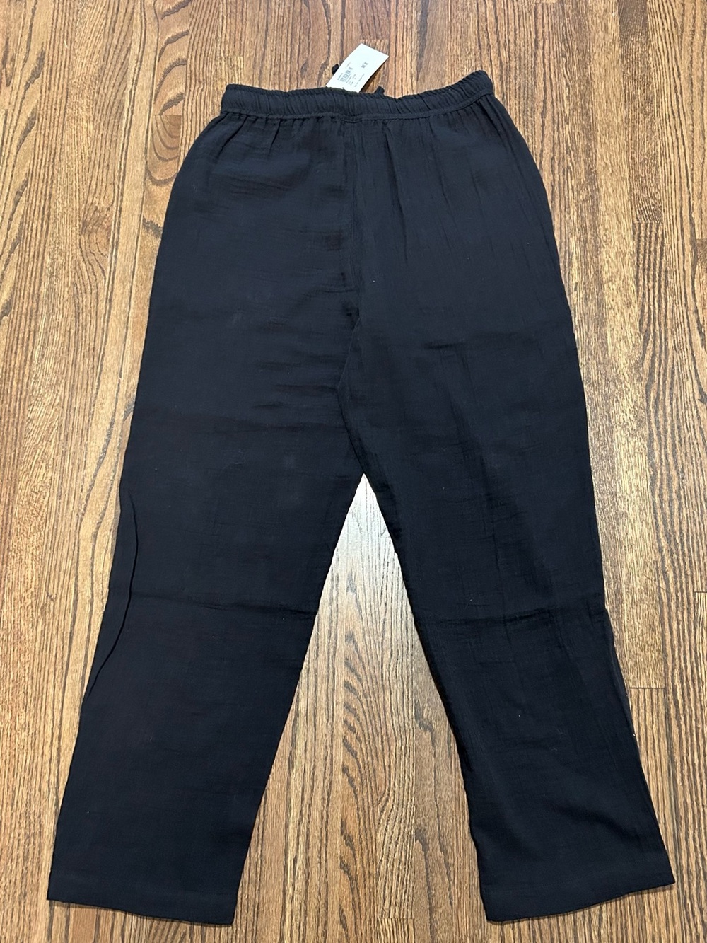 NWT Z Supply Hailey Gauze Pant Black Size Small 100% Cotton Pull On - Picture 5 of 8